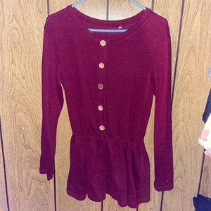 maroon top/sweater